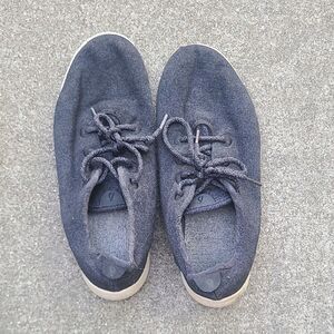 Allbirds Mens Sneakers 11 Black Dark Gray 0119 Merino Lace Up Shoes Comfy